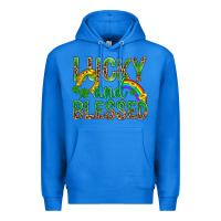 True Royal Lucky And Blessed St Patricks Premium Hoodie - BundleAndBundleShop