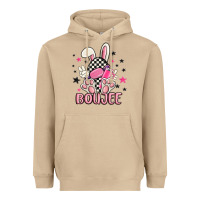 Mushroom boujee checkered easter bunny egg trending Heavyweight Hoodie - MaliasSmallBusiness