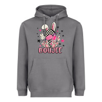 Storm boujee checkered easter bunny egg trending Heavyweight Hoodie - MaliasSmallBusiness