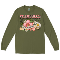 Army Green fearfully and wonderfully created Long Sleeve Tee - JahusDesignShop