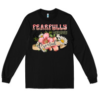Black fearfully and wonderfully created Long Sleeve Tee - JahusDesignShop