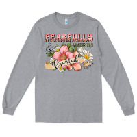 Heather Grey fearfully and wonderfully created Long Sleeve Tee - JahusDesignShop