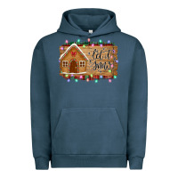 Pigment Midnight Navy Let it snow Urban Hoodie - Bettercallsaul