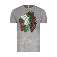 Cloud Rock christmas indian feather headdress Vintage Tee - RanaPortraitStore