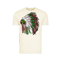 Vintage Arctic christmas indian feather headdress Vintage Tee - RanaPortraitStore