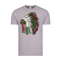 Vintage Zinc christmas indian feather headdress Vintage Tee - RanaPortraitStore