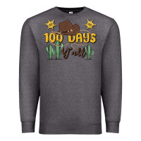 Charcoal Heather 100 days y'all Premium Sweatshirt - MaliasSmallBusiness