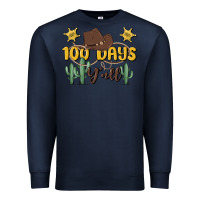 Navy 100 days y'all Premium Sweatshirt - MaliasSmallBusiness
