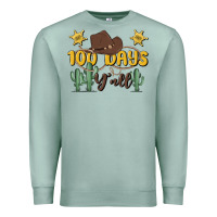 Seafoam 100 days y'all Premium Sweatshirt - MaliasSmallBusiness