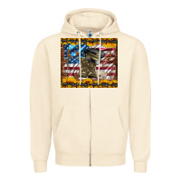 Sandshell westerm usa army boots Zipper Hoodie - Artiststas