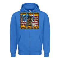 True Royal westerm usa army boots Zipper Hoodie - Artiststas