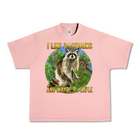 Salmon i like raccoons and 3 people Urban Heavy Tee - BarkalooDesign