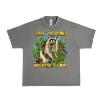 Tornado i like raccoons and 3 people Urban Heavy Tee - BarkalooDesign