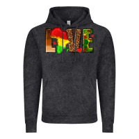 Vintage Black love melanin with african map Vintage Hoodie - texasbilliewilder