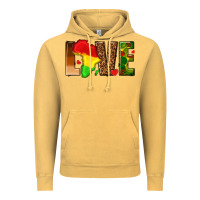 Vintage Mustard love melanin with african map Vintage Hoodie - texasbilliewilder