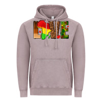 Vintage Zinc love melanin with african map Vintage Hoodie - texasbilliewilder