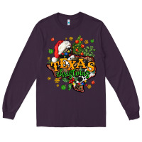 Plum texas christmas Long Sleeve Tee - AdoDesignShop