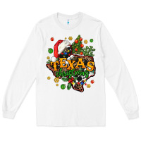White texas christmas Long Sleeve Tee - AdoDesignShop