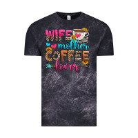 Cloud Black wife mother coffee lover Vintage Tee - Zillion Design Studio