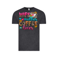 Vintage Black wife mother coffee lover Vintage Tee - Zillion Design Studio