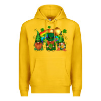 Lemon st. patricks  gnomies with rainbow Premium Hoodie - BundleAndBundleShop