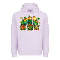 St. Patricks  Gnomies With Rainbow Premium Hoodie | Teevron