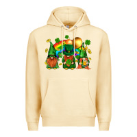 Pina Colada st. patricks  gnomies with rainbow Premium Hoodie - BundleAndBundleShop