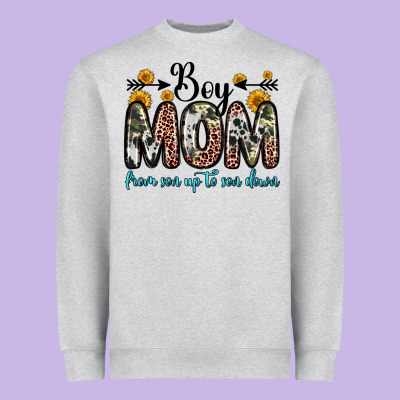Boy Mom From Son Up To Son Down Heavyweight Sweatshirt Designed By Zillion Design Studio