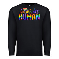 Black we are all human Premium Sweatshirt - MaliasSmallBusiness
