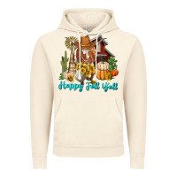 Vintage Artic Happy Fall Y'all Longhorn Cow Vintage Hoodie - RanaPortraitStore