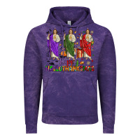 Cloud Purple san judas happy  hallothanksmas Vintage Hoodie - JahusDesignShop