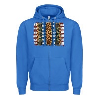 True Royal usa army pattern brushstroke Zipper Hoodie - Artiststas