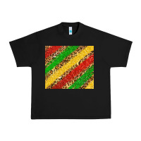 Black African colors leopard Urban Heavy Tee - Zillion Design Studio