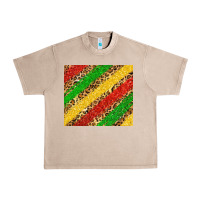 French Oak African colors leopard Urban Heavy Tee - Zillion Design Studio