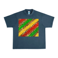 Midnight Navy African colors leopard Urban Heavy Tee - Zillion Design Studio