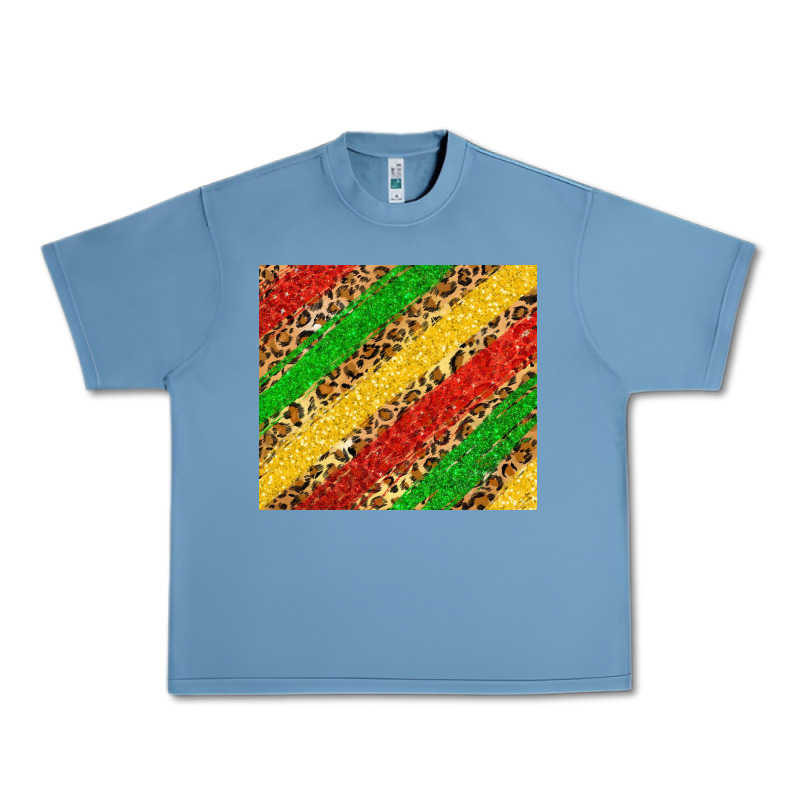 African Colors Leopard Urban Heavy Tee by Zillion Design Studio | Teevron