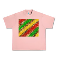 Salmon African colors leopard Urban Heavy Tee - Zillion Design Studio