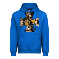 Cobalt Leopard Bucking Bronco Urban Hoodie - Bettercallsaul