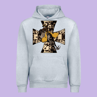 Leopard Bucking Bronco Urban Hoodie Designed By Bettercallsaul