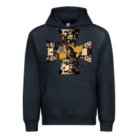 Navy Leopard Bucking Bronco Urban Hoodie - Bettercallsaul