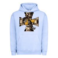 Pigment Grape Ice Leopard Bucking Bronco Urban Hoodie - Bettercallsaul