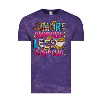 Cloud Purple more espresso less depresso Vintage Tee - Zillion Design Studio
