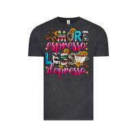 Vintage Black more espresso less depresso Vintage Tee - Zillion Design Studio
