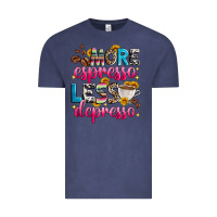 Vintage Denim more espresso less depresso Vintage Tee - Zillion Design Studio