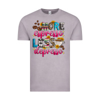 Vintage Zinc more espresso less depresso Vintage Tee - Zillion Design Studio