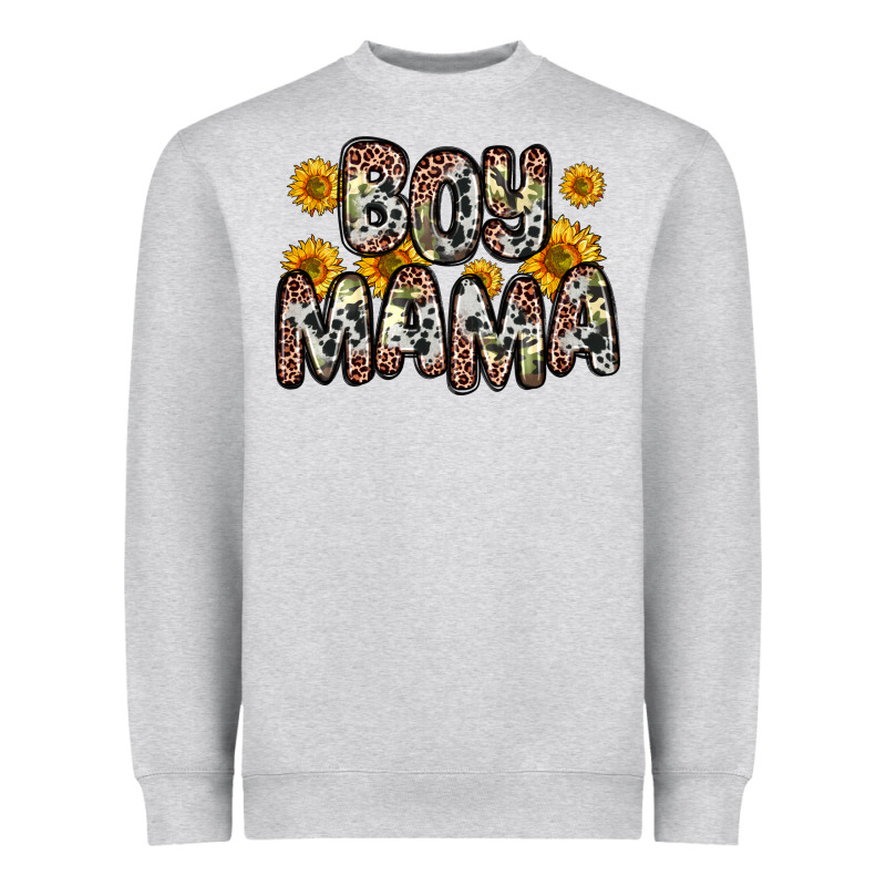Boy Mama Heavyweight Sweatshirt by Zillion Design Studio | Teevron