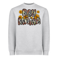 Heather Grey boy mama Heavyweight Sweatshirt - Zillion Design Studio