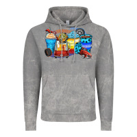 Cloud Rock truck coffee cups Vintage Hoodie - Zillion Design Studio