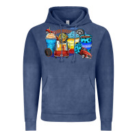 Vintage Denim truck coffee cups Vintage Hoodie - Zillion Design Studio