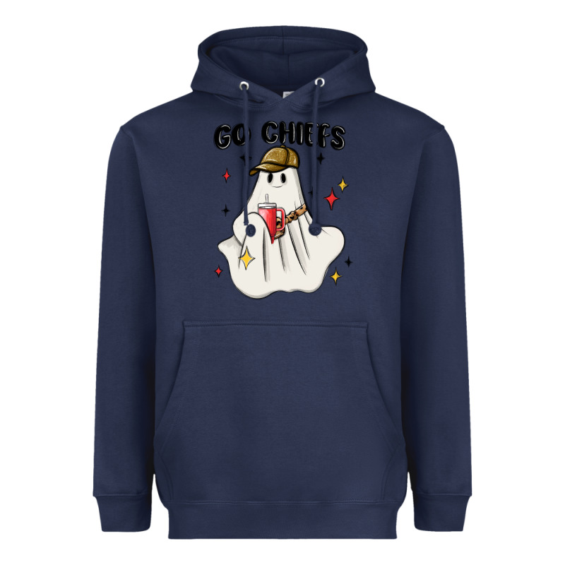 Go Chiefs Boujee Sports Ghost Stanley Heavyweight Hoodie by MaliasSmallBusiness | Teevron